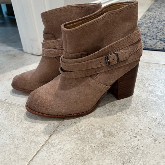 Splendid laventa suede strappy ankle boots size 8 - Picture 3 of 4